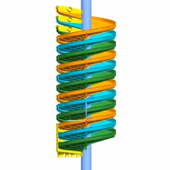 Ls3000 Massive SS316 Screw Conveyor Spiral Conveyor/Helix Conveyor/Auger Conveyor/Agitator for Conveying & Mixing
