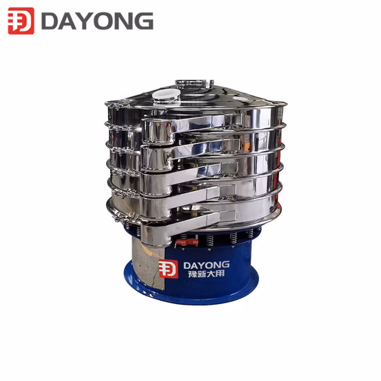 Attrezzatura per vaglio vibrante di tipo rotondo di grande capacità per la classificazione delle polveri CaCO3