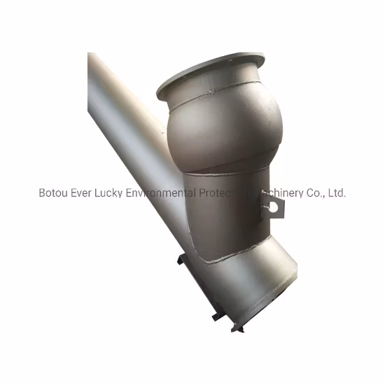 Trasportatore a coclea tubolare di cemento da 273 mm 50 tph per la movimentazione di polvere di cemento