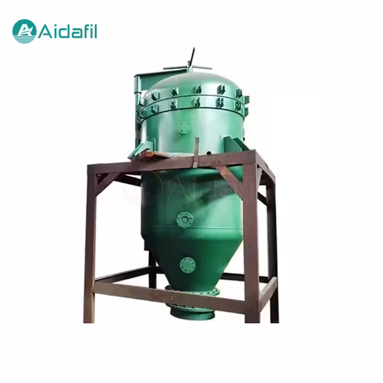 Filtro a foglia d'olio commestibile a pressione verticale per olio di palmisto